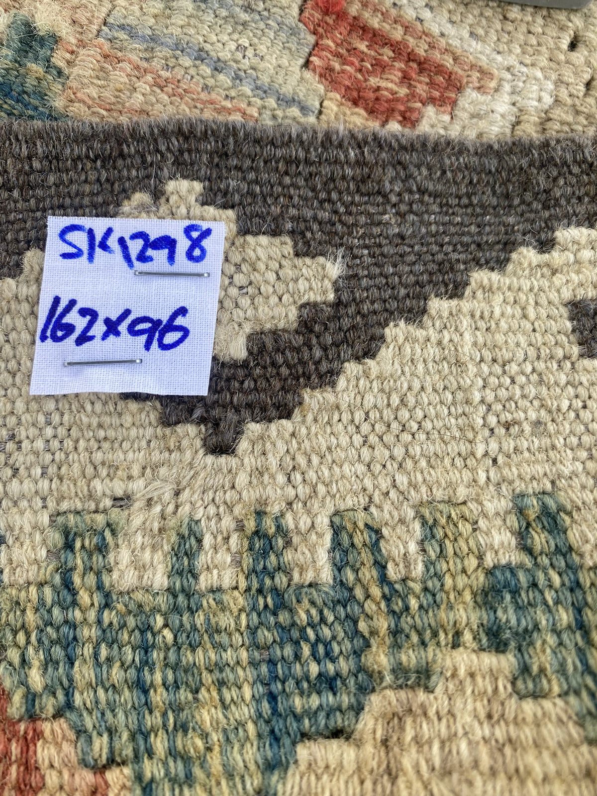 Handmade Afghan Chobi Kilim Rug 162  CM x  96 CM SK#1298