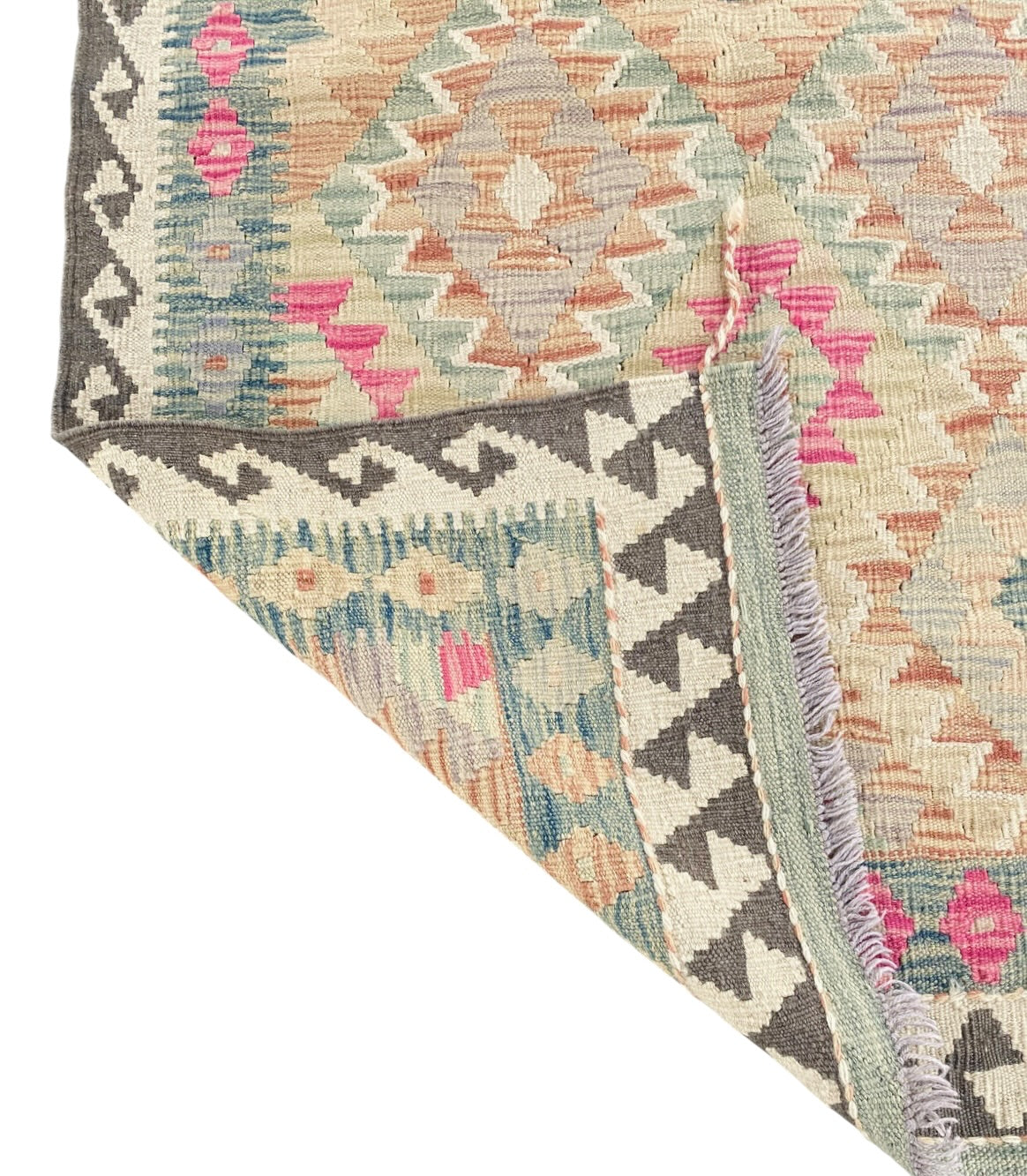 Handmade Afghan Chobi Kilim Rug 162  CM x  96 CM SK#1298