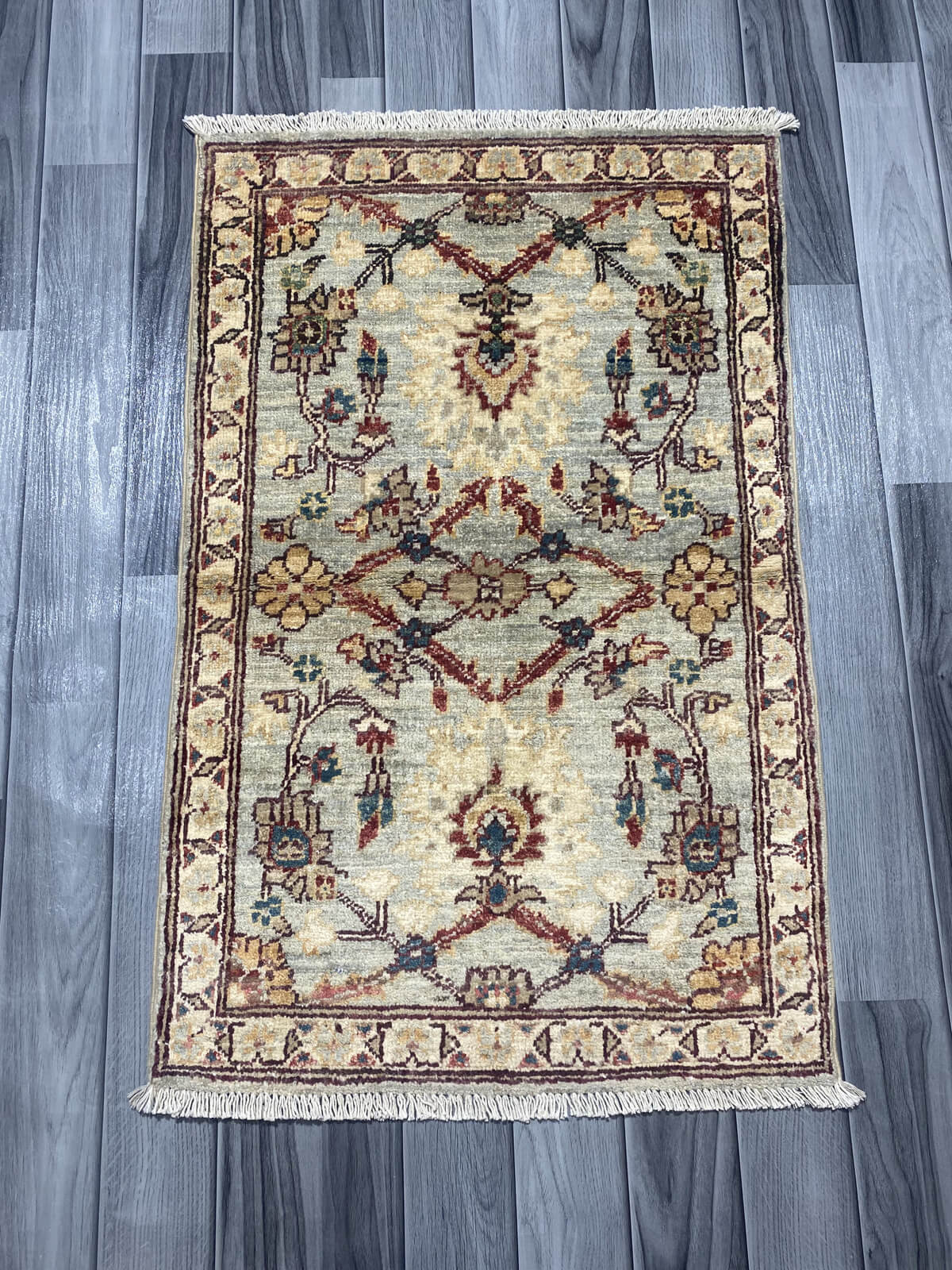 Handmade Chobi Pictorial Rug ( 96 CM x 60 CM ) SK#1052