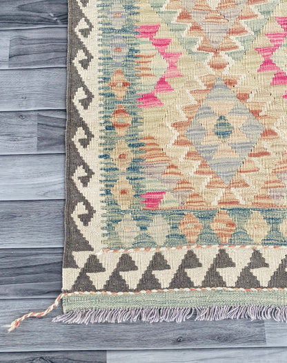 Handmade Afghan Chobi Kilim Rug 162  CM x  96 CM ( SS # 121 )