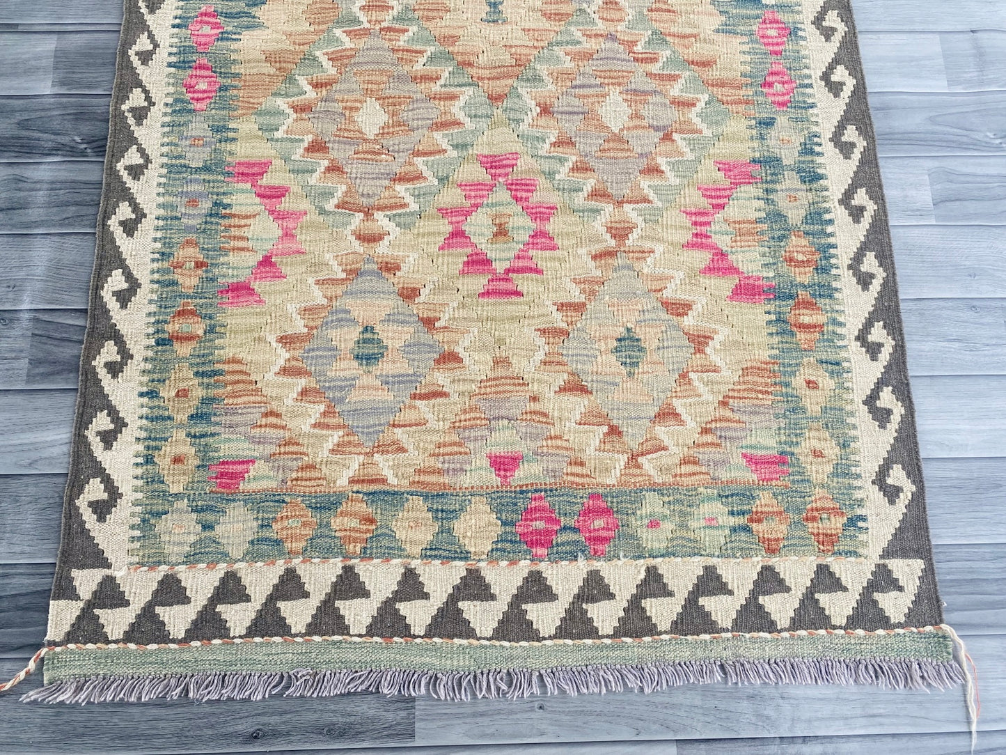 Handmade Afghan Chobi Kilim Rug 162  CM x  96 CM ( SS # 121 )