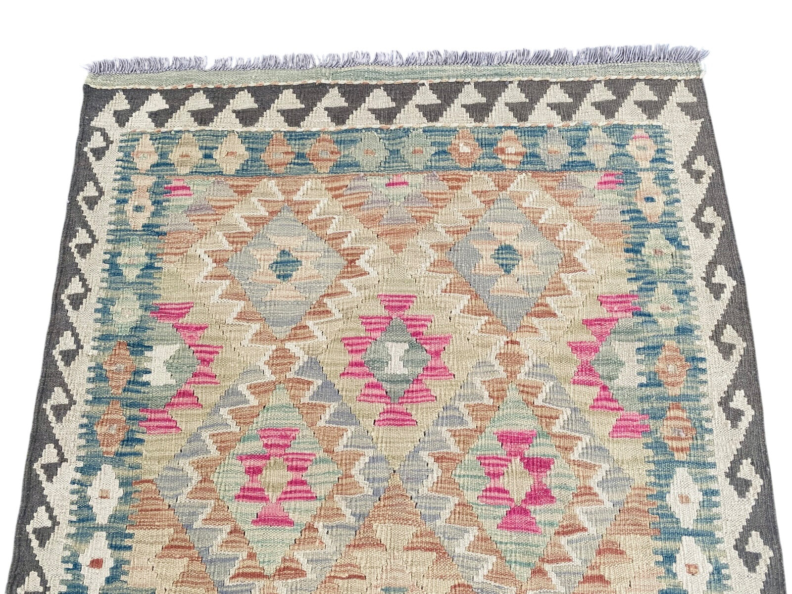 Handmade Afghan Chobi Kilim Rug 162  CM x  96 CM SK#1298