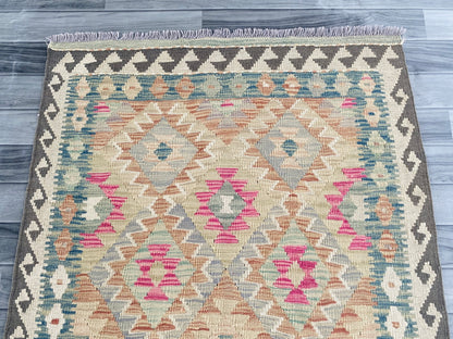 Handmade Afghan Chobi Kilim Rug 162  CM x  96 CM ( SS # 121 )