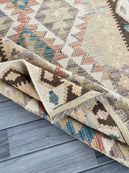 Handmade Afghan Chobi Kilim Rug 155 CM x  98 CM ( SS # 120)