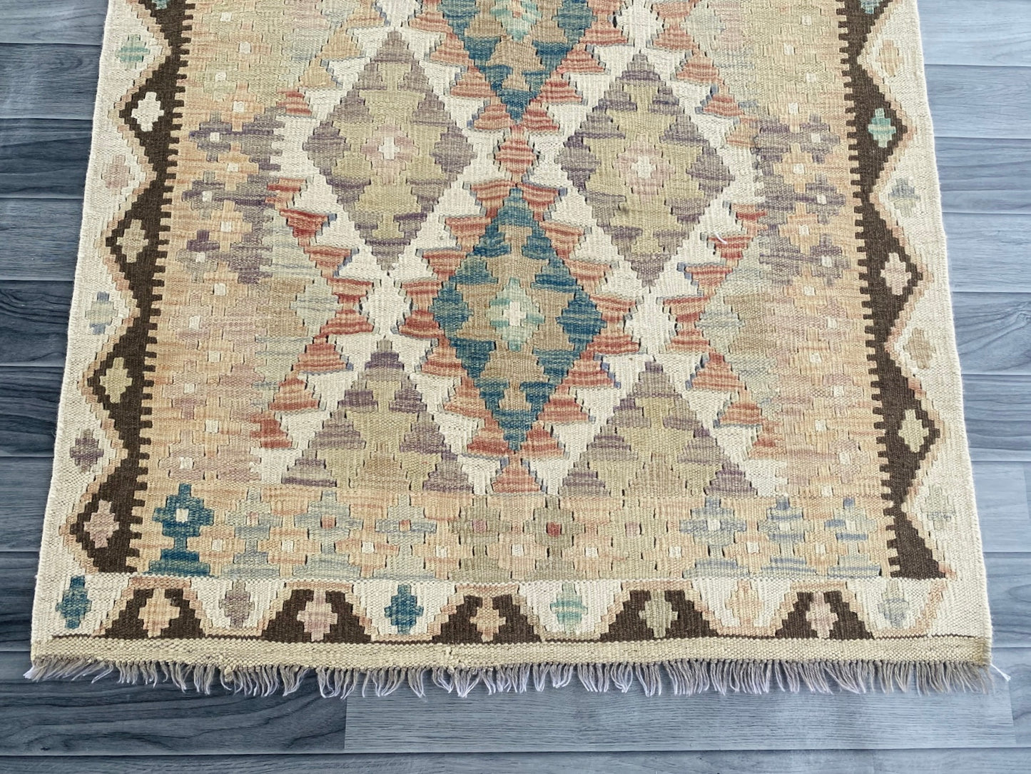 Handmade Afghan Chobi Kilim Rug 155 CM x  98 CM ( SS # 120)