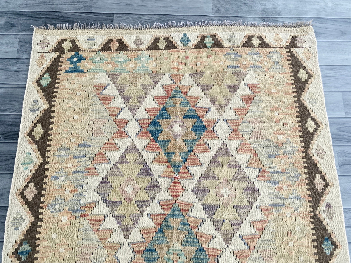 Handmade Afghan Chobi Kilim Rug 155 CM x  98 CM ( SS # 120)