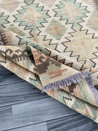Handmade Afghan Chobi Kilim Rug 144 CM x  106 CM ( SS # 119)