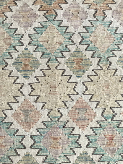 Handmade Afghan Chobi Kilim Rug 144 CM x  106 CM ( SS # 119)