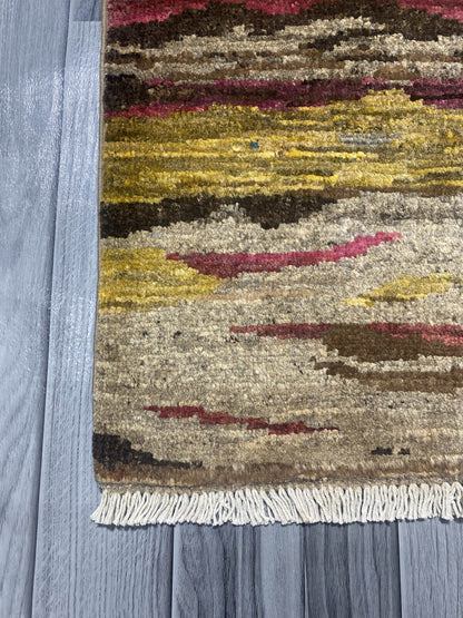 Handmade Chobi Rug ( 83 CM x 67 CM ) SK#1054