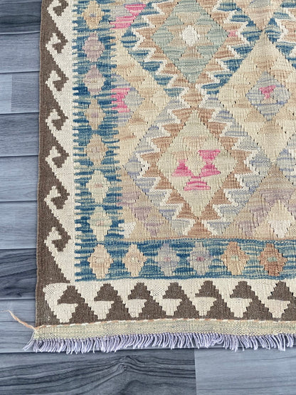 Handmade Afghan Chobi Kilim Rug 157 CM x  103 CM ( SS # 118)