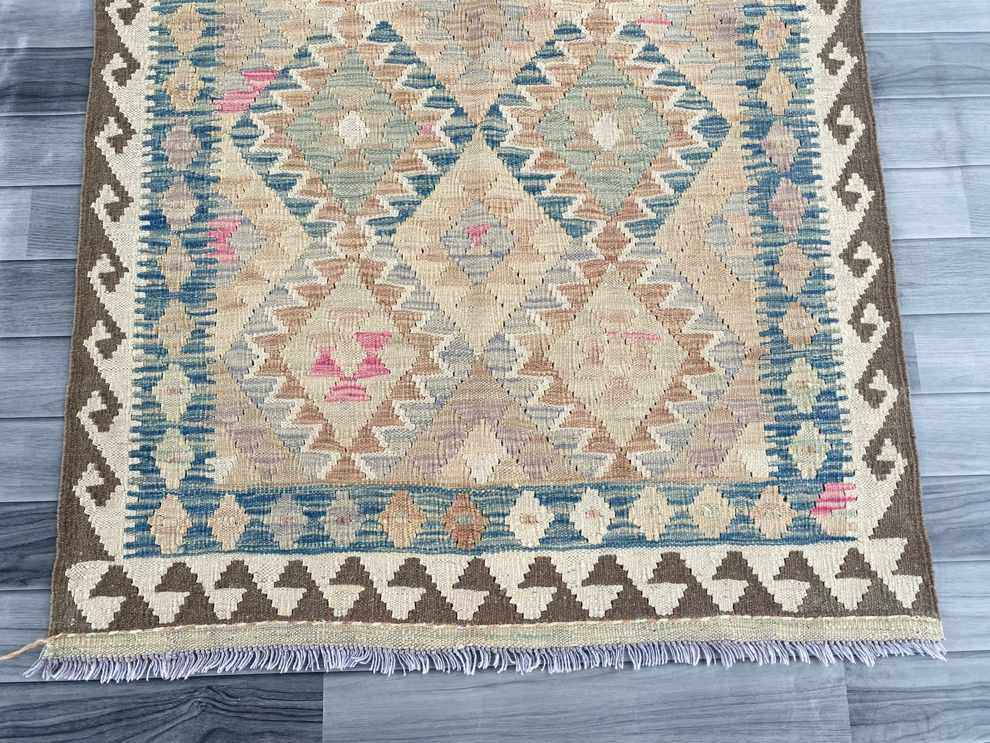 Handmade Afghan Chobi Kilim Rug 157 CM x  103 CM ( SS # 118)