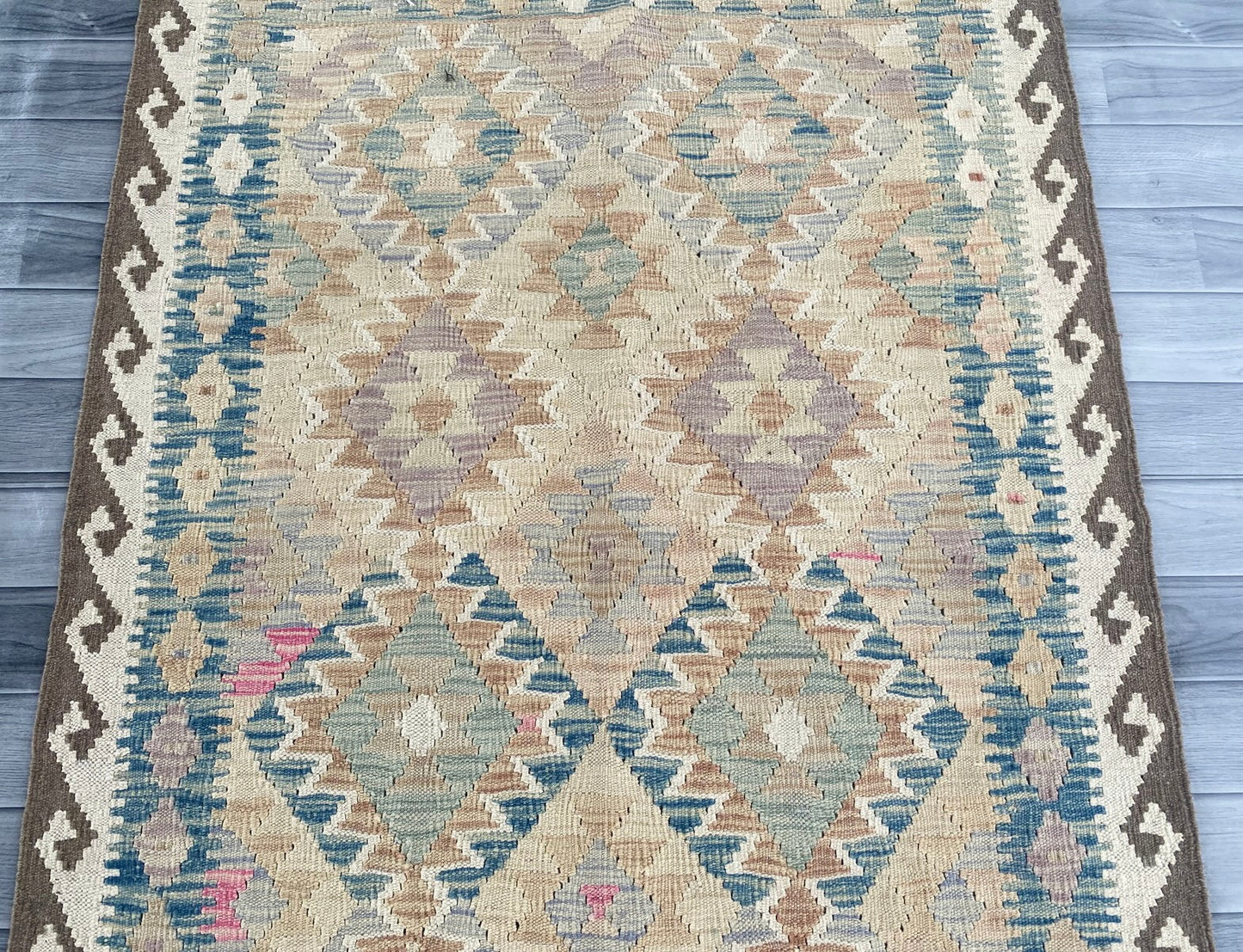 Handmade Afghan Chobi Kilim Rug 157 CM x  103 CM ( SS # 118)