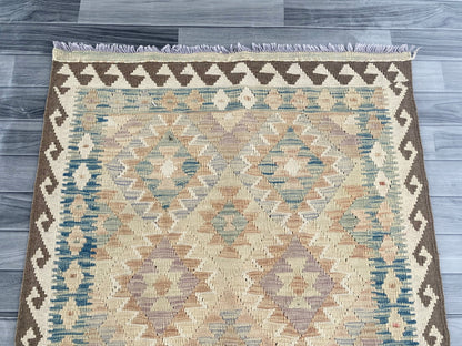 Handmade Afghan Chobi Kilim Rug 157 CM x  103 CM ( SS # 118)
