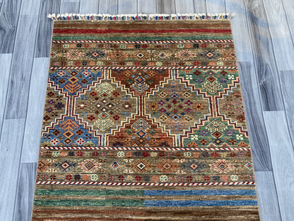 Hand Knotted Chobi Hallway Runner Rug | 250 CM x 86 CM SK#985