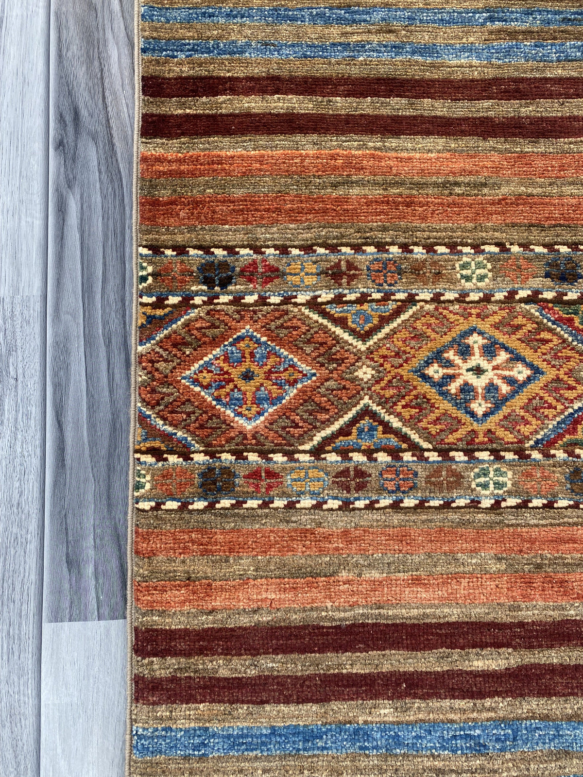 Hand Knotted Chobi Hallway Runner Rug | 250 CM x 86 CM SK#985