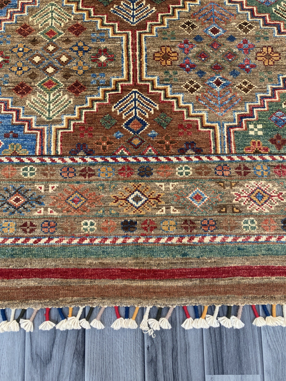 Hand Knotted Chobi Hallway Runner Rug | 250 CM x 86 CM SK#985