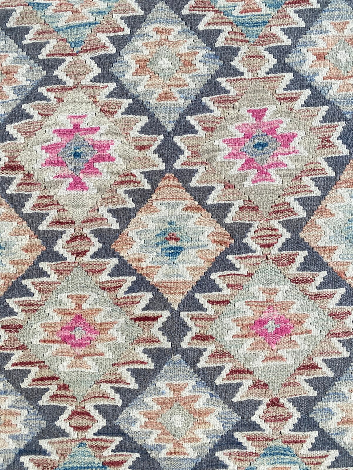 Handmade Afghan Chobi Kilim Rug 148 CM x  113 CM ( SS # 117)