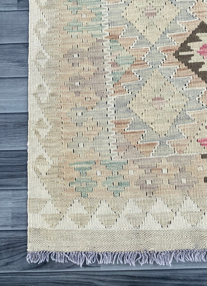 Handmade Afghan Chobi Kilim Rug 147 CM x  97 CM ( SS # 116)