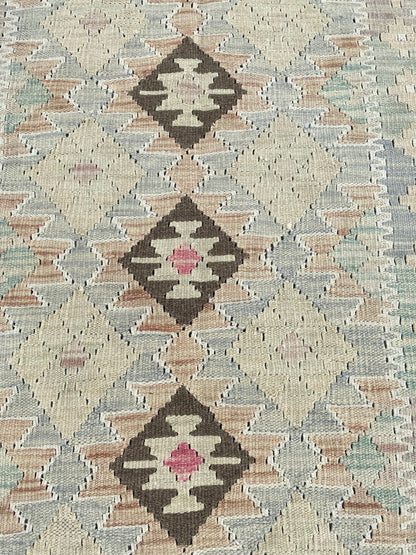 Handmade Afghan Chobi Kilim Rug 147 CM x  97 CM ( SS # 116)