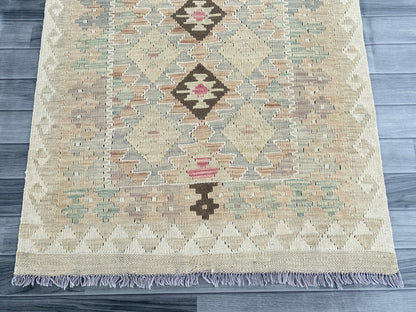 Handmade Afghan Chobi Kilim Rug 147 CM x  97 CM ( SS # 116)