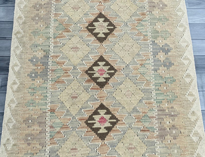 Handmade Afghan Chobi Kilim Rug 147 CM x  97 CM ( SS # 116)