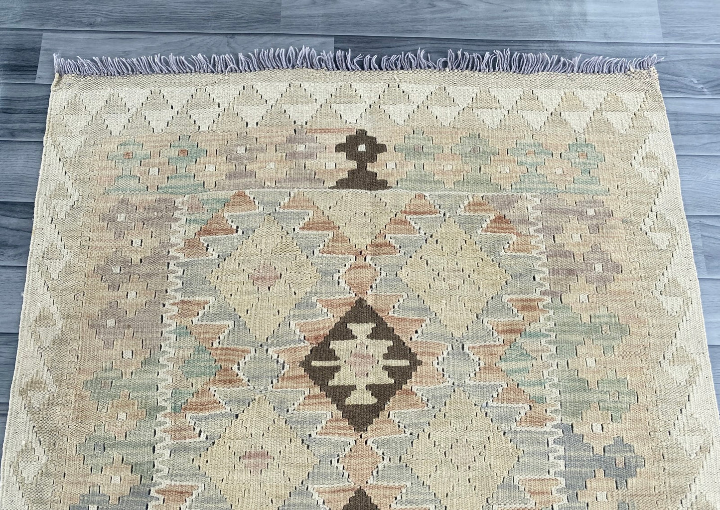 Handmade Afghan Chobi Kilim Rug 147 CM x  97 CM ( SS # 116)