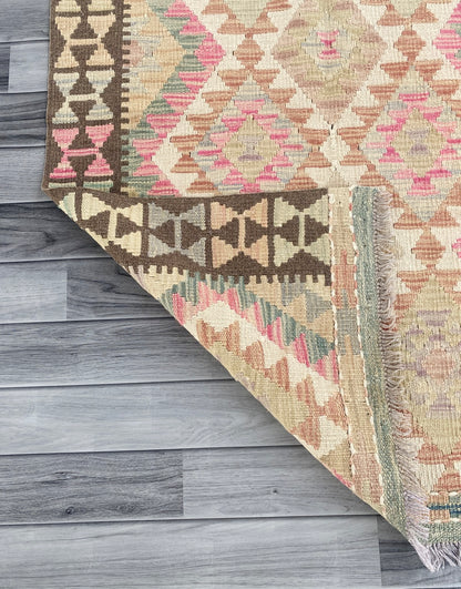 Handmade Afghan Chobi Kilim Rug 145 CM x  96 CM ( SS # 106 )