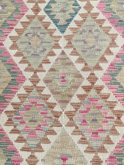 Handmade Afghan Chobi Kilim Rug 145 CM x  96 CM ( SS # 106 )