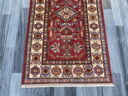 Hand Knotted Chobi Hallway Runner Rug | 240 CM x 82 CM SK#986