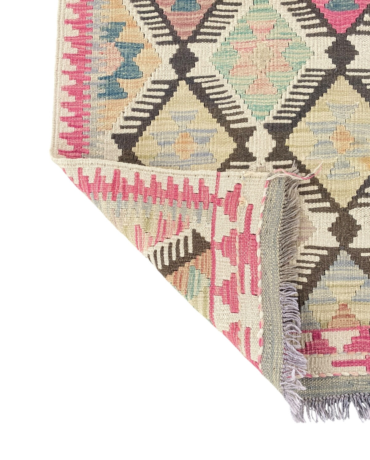 Handmade Afghan Chobi Kilim Rug 146 CM x 95 CM SK#1290