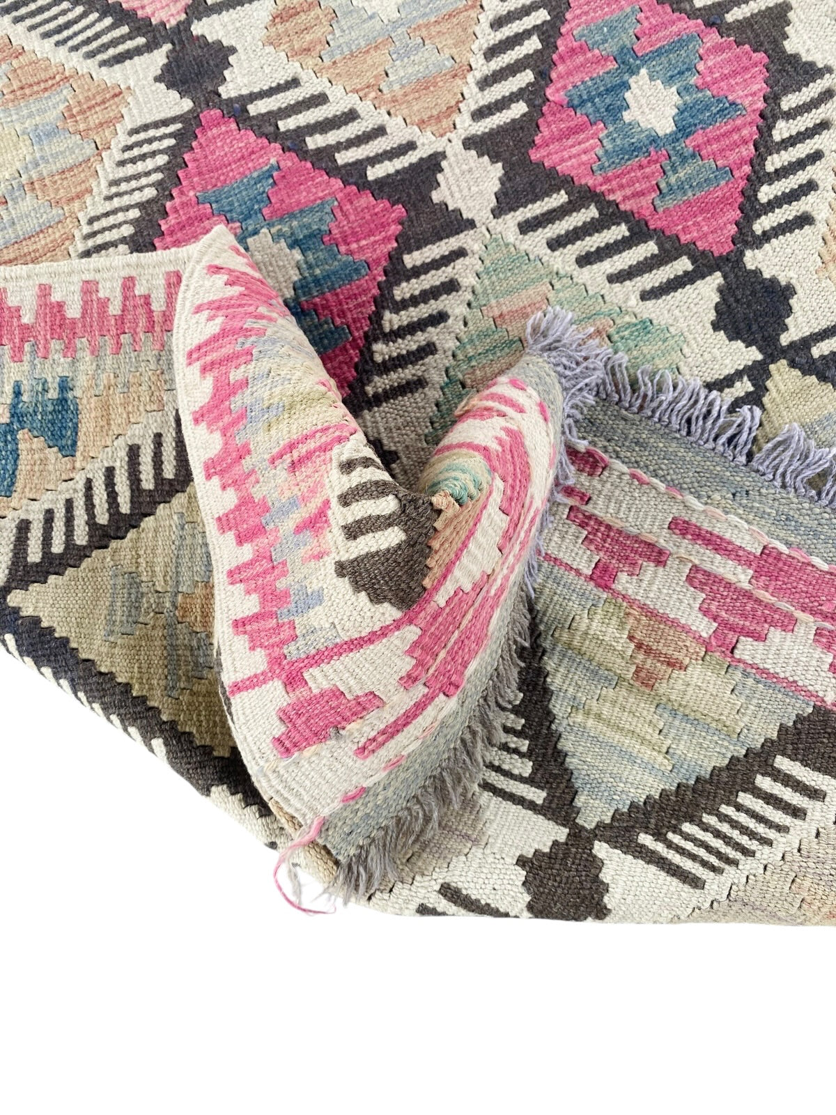 Handmade Afghan Chobi Kilim Rug 146 CM x 95 CM SK#1290