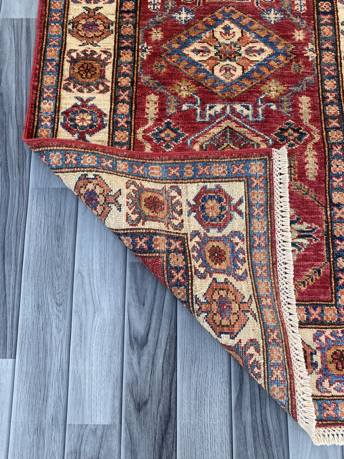 Hand Knotted Chobi Hallway Runner Rug | 240 CM x 82 CM SK#986
