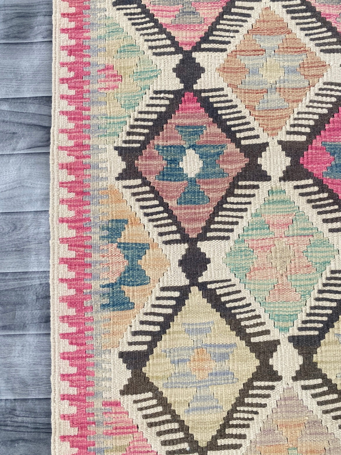 Handmade Afghan Chobi Kilim Rug 146 CM x 95 CM ( SS # 104 )