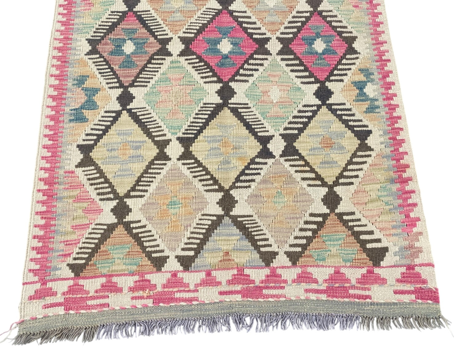 Handmade Afghan Chobi Kilim Rug 146 CM x 95 CM SK#1290