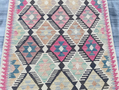 Handmade Afghan Chobi Kilim Rug 146 CM x 95 CM ( SS # 104 )