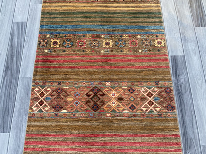 Hand Knotted Chobi Hallway Runner Rug | 251 CM x 83 CM SK#987