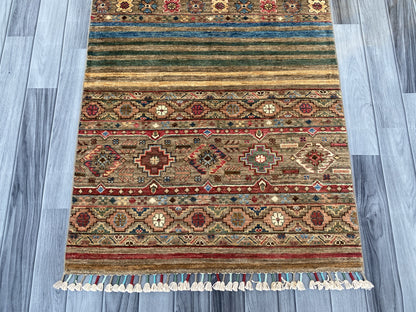 Hand Knotted Chobi Hallway Runner Rug | 251 CM x 83 CM SK#987
