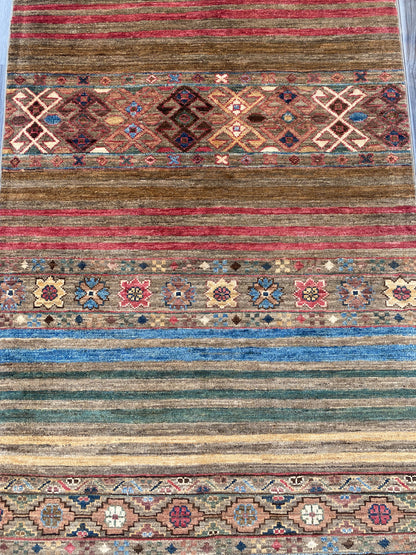 Hand Knotted Chobi Hallway Runner Rug | 251 CM x 83 CM SK#987