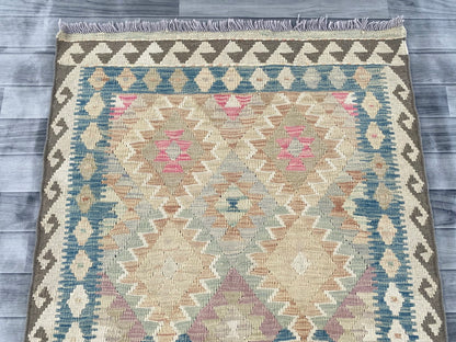 Handmade Afghan Chobi Kilim Rug 156 CM x 100 CM ( SS # 103 )