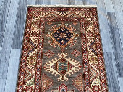 Hand Knotted Chobi Hallway Runner Rug | 282 CM x 81 CM SK# 988