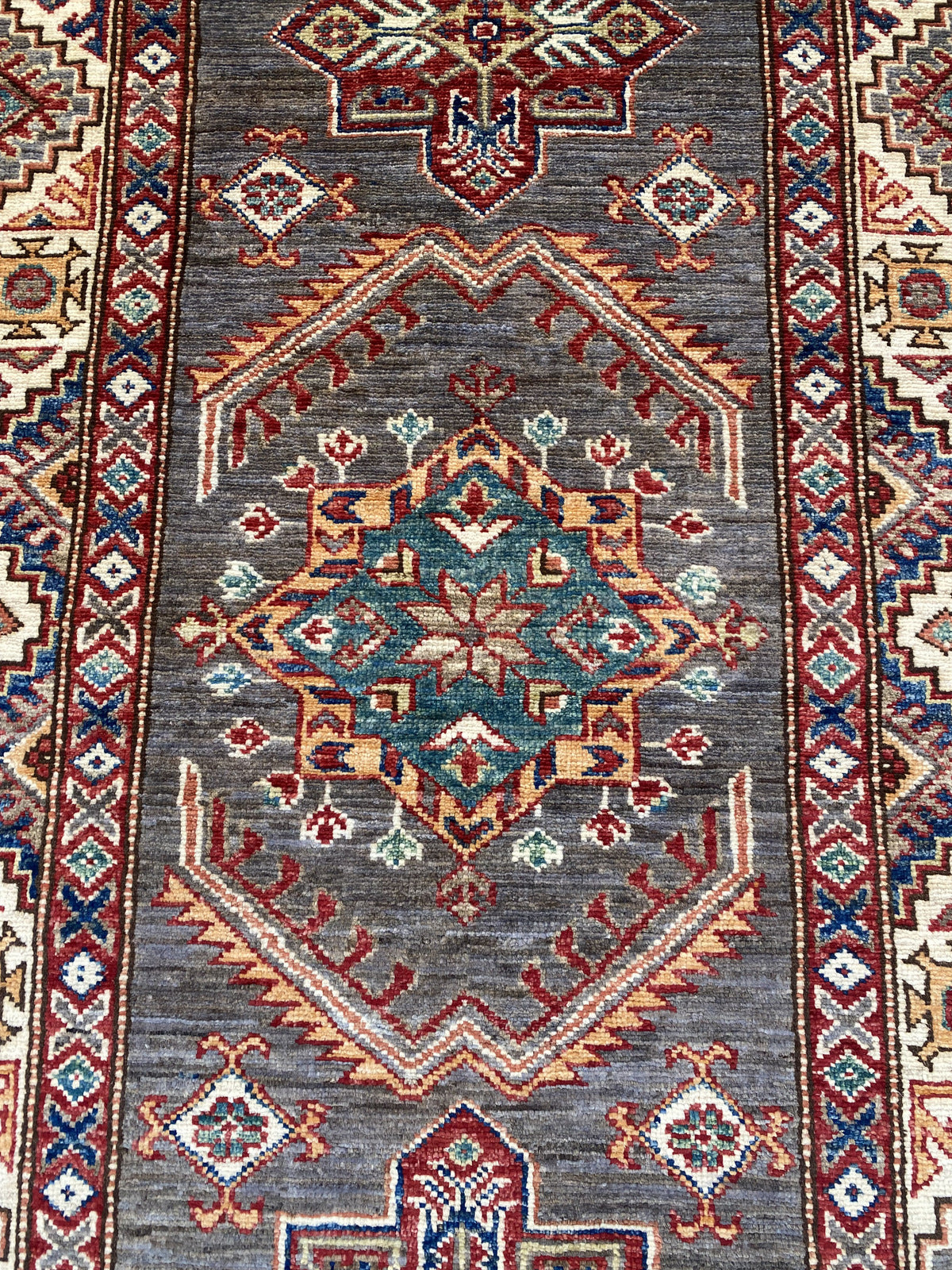 Hand Knotted Chobi Hallway Runner Rug | 282 CM x 81 CM SK# 988