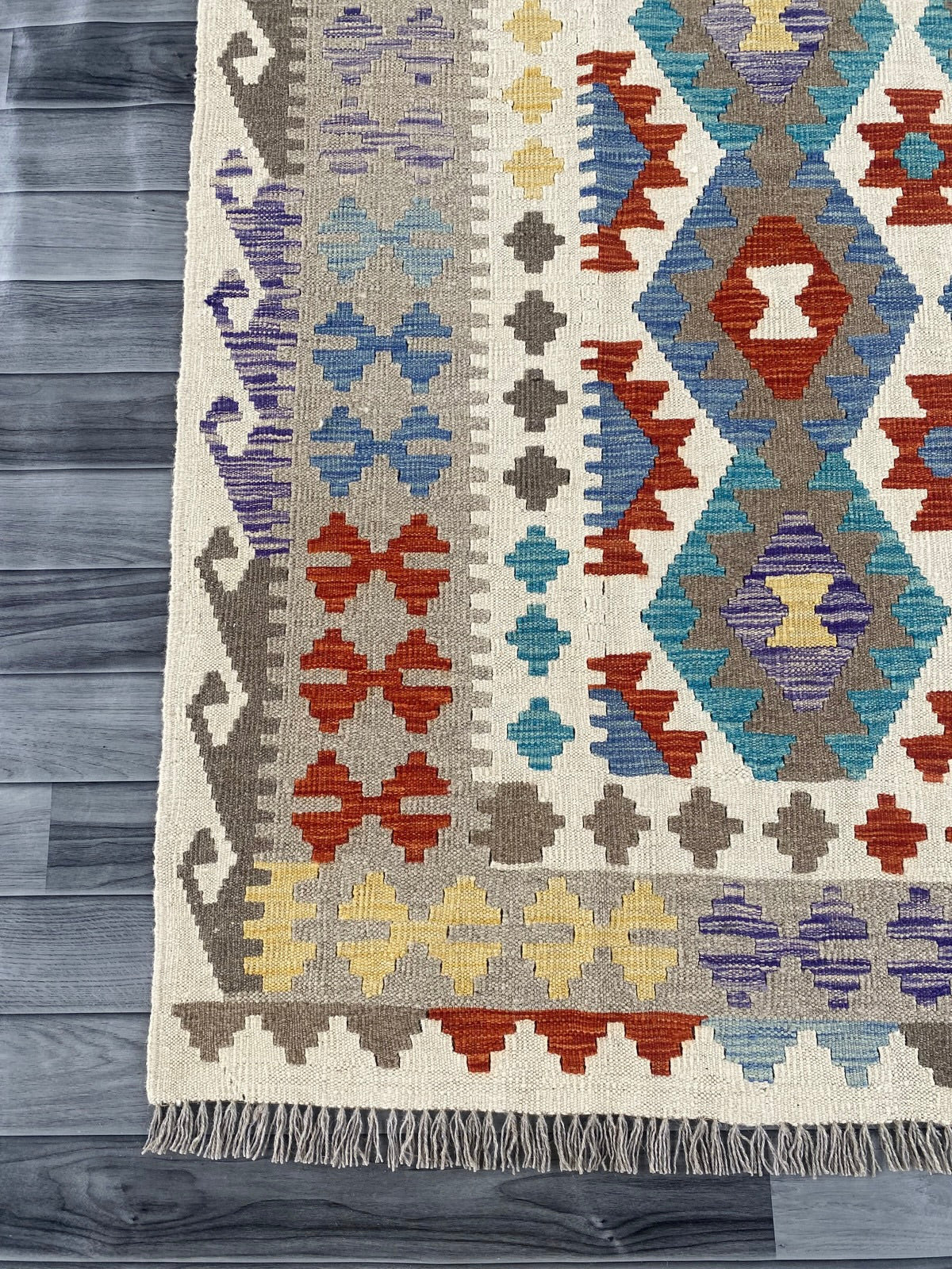 Handmade Afghan Chobi Kilim Rug 250  CM x  175 CM  SS # 143