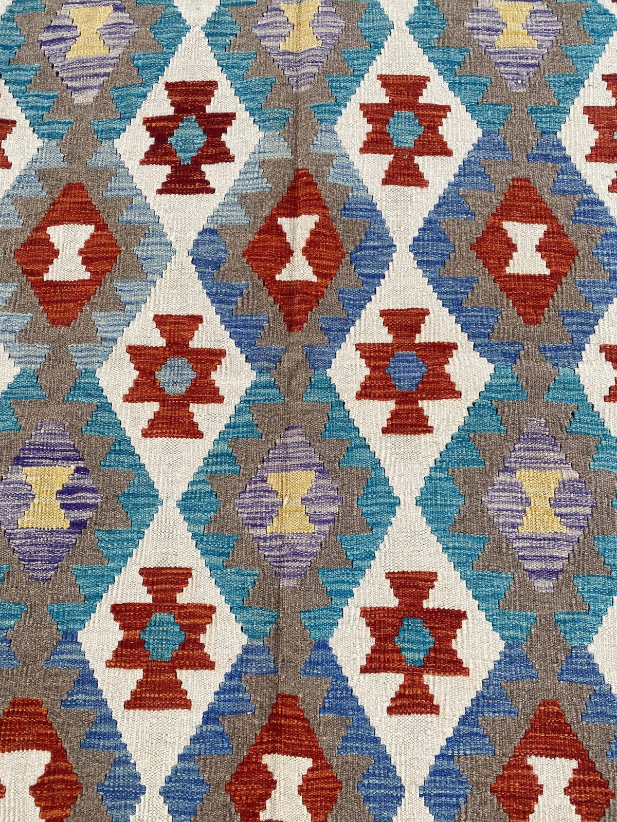 Handmade Afghan Chobi Kilim Rug 250  CM x  175 CM  SS # 143