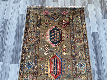 Hand Knotted Chobi Hallway Runner Rug | 300 CM x 84 CM SK# 989