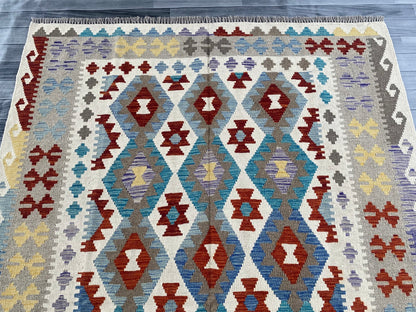 Handmade Afghan Chobi Kilim Rug 250  CM x  175 CM ( SS # 143 )