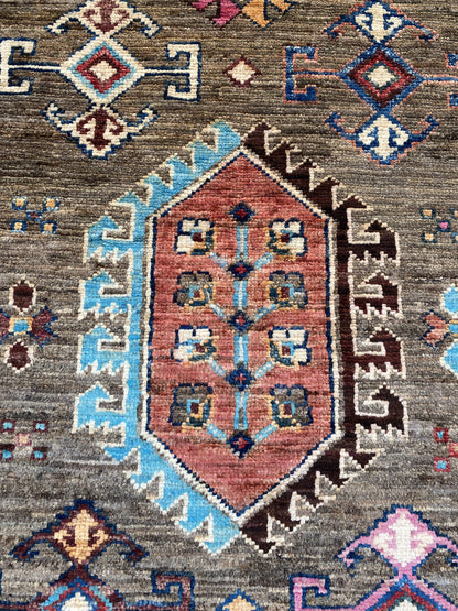 Hand Knotted Chobi Hallway Runner Rug | 300 CM x 84 CM SK# 989