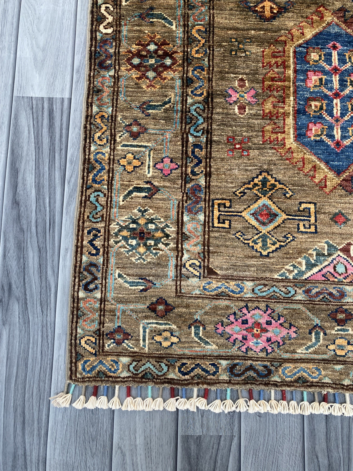 Hand Knotted Chobi Hallway Runner Rug | 300 CM x 84 CM SK# 989