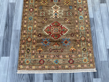 Hand Knotted Chobi Hallway Runner Rug | 335 CM x 85 CM SK# 990