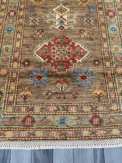 Hand Knotted Chobi Hallway Runner Rug | 335 CM x 85 CM SK# 990