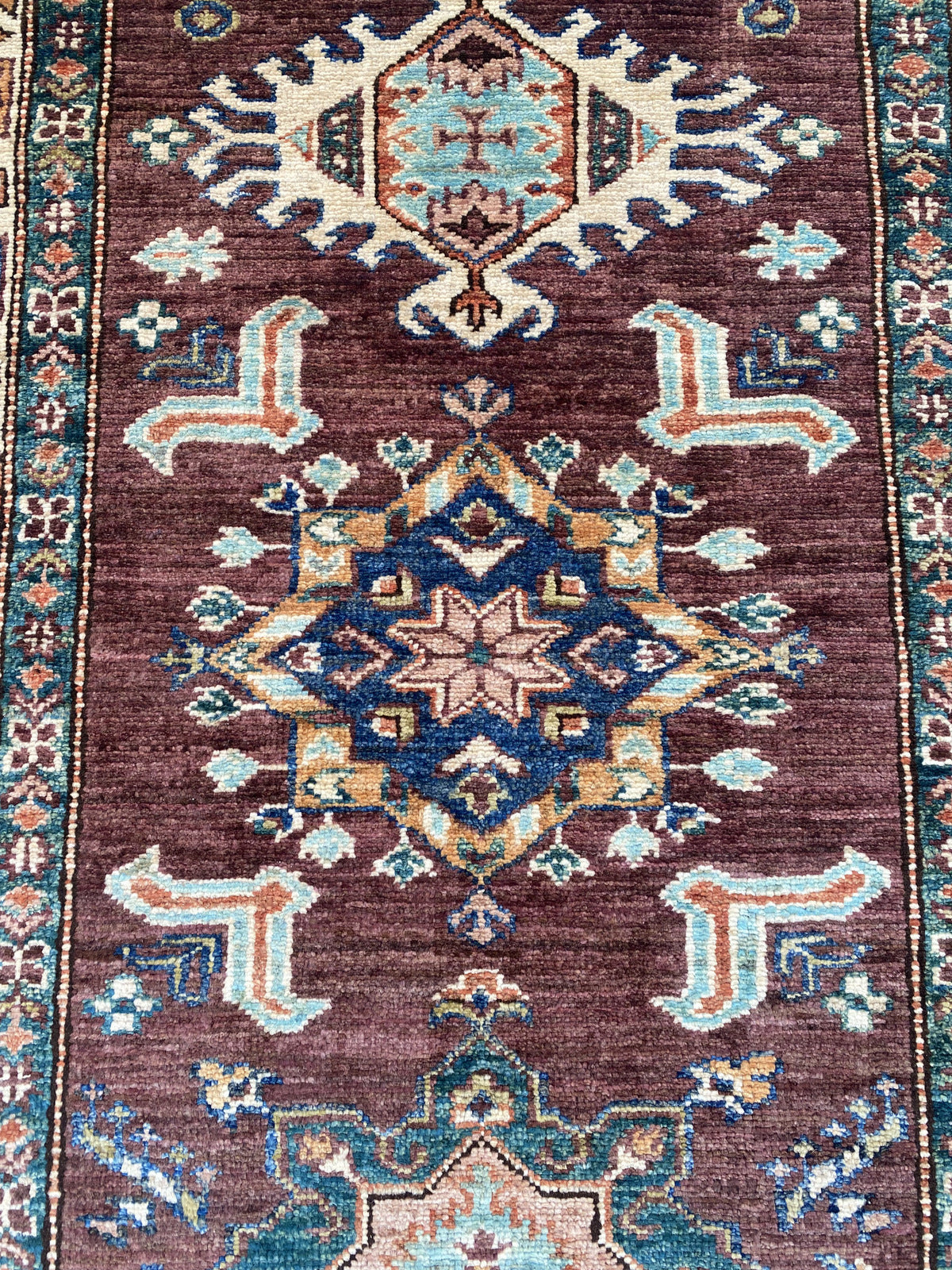 Hand Knotted Chobi Hallway Runner Rug | 263 CM x 85 CM SK# 991